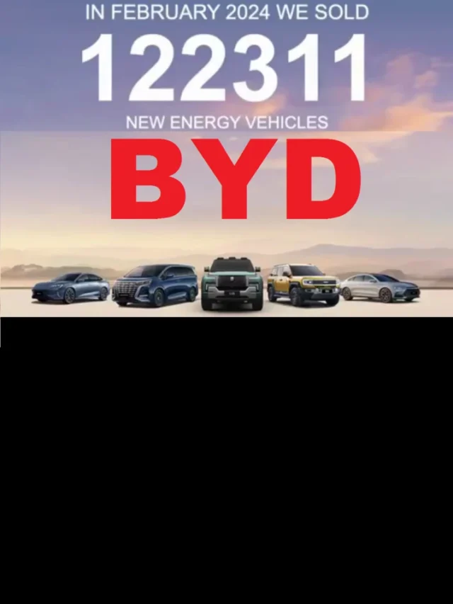 Reason Why BYD EV Sales Down in February 2024.