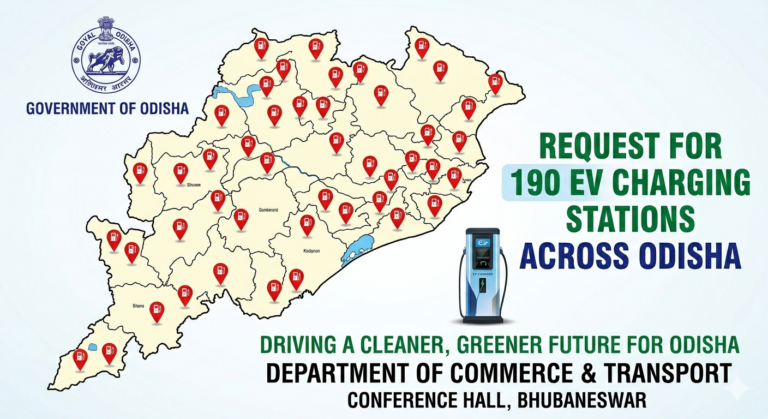 Odisha Requests 190 EV Charging Stations