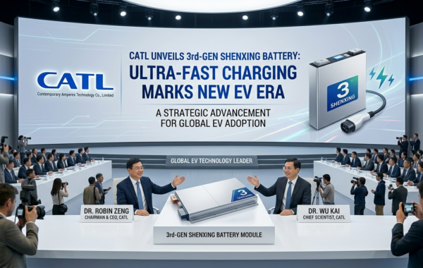 CATL Unveils 3rd-Gen Shenxing Battery: Ultra-Fast Charging Marks New EV Era