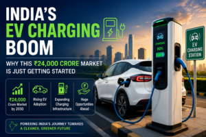 India’s EV Charging Boom: Why the ₹24,000 Crore Market Is Just Getting Started