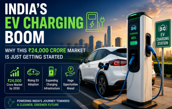 India’s EV Charging Boom: Why the ₹24,000 Crore Market Is Just Getting Started