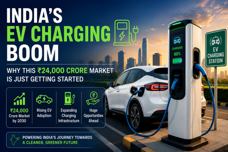 India’s EV Charging Boom: Why the ₹24,000 Crore Market Is Just Getting Started