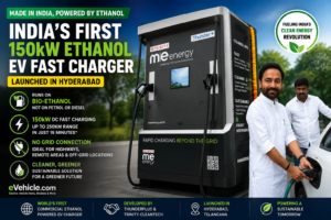 India’s First Ethanol-Powered EV Fast Charger Launched: 150kW Off-Grid Charging Without Electricity Grid – Here’s How It Works