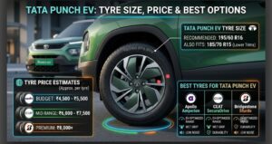Tata Punch EV Tyre Size, Price & Best Tyres